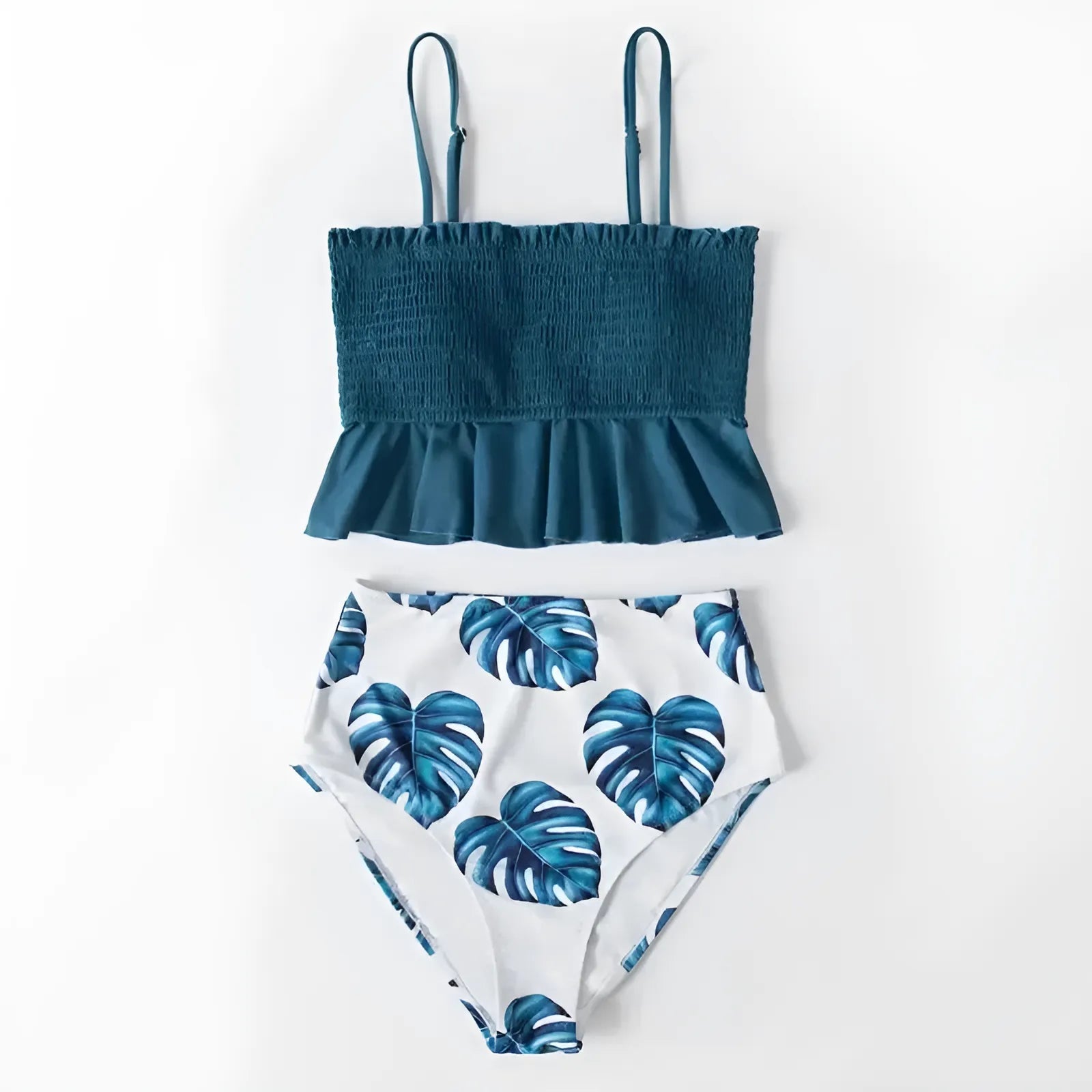  Two-Piece Ruffled Bikini Set