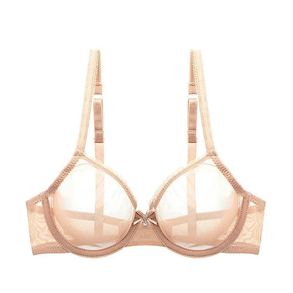 Lace bra with adjustable straps