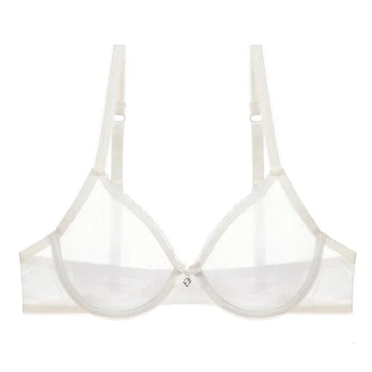 Lace bra with adjustable straps