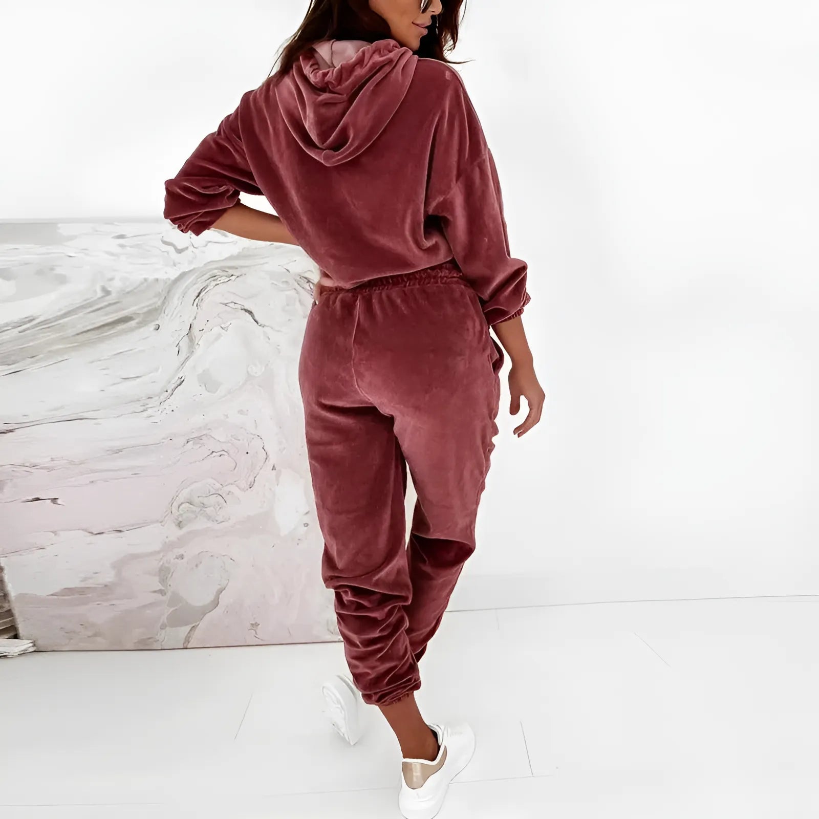  Velvet Tracksuit Set