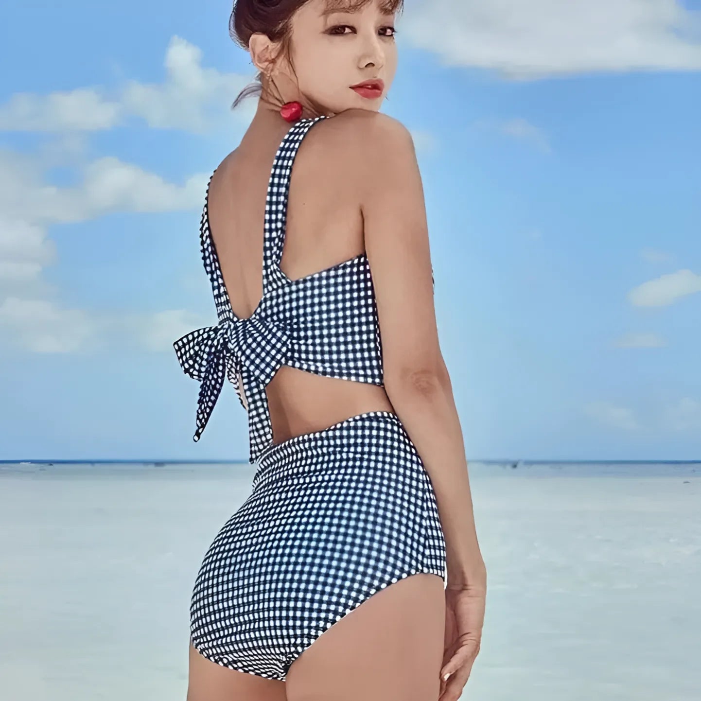  Vintage Two-Piece Swimsuit