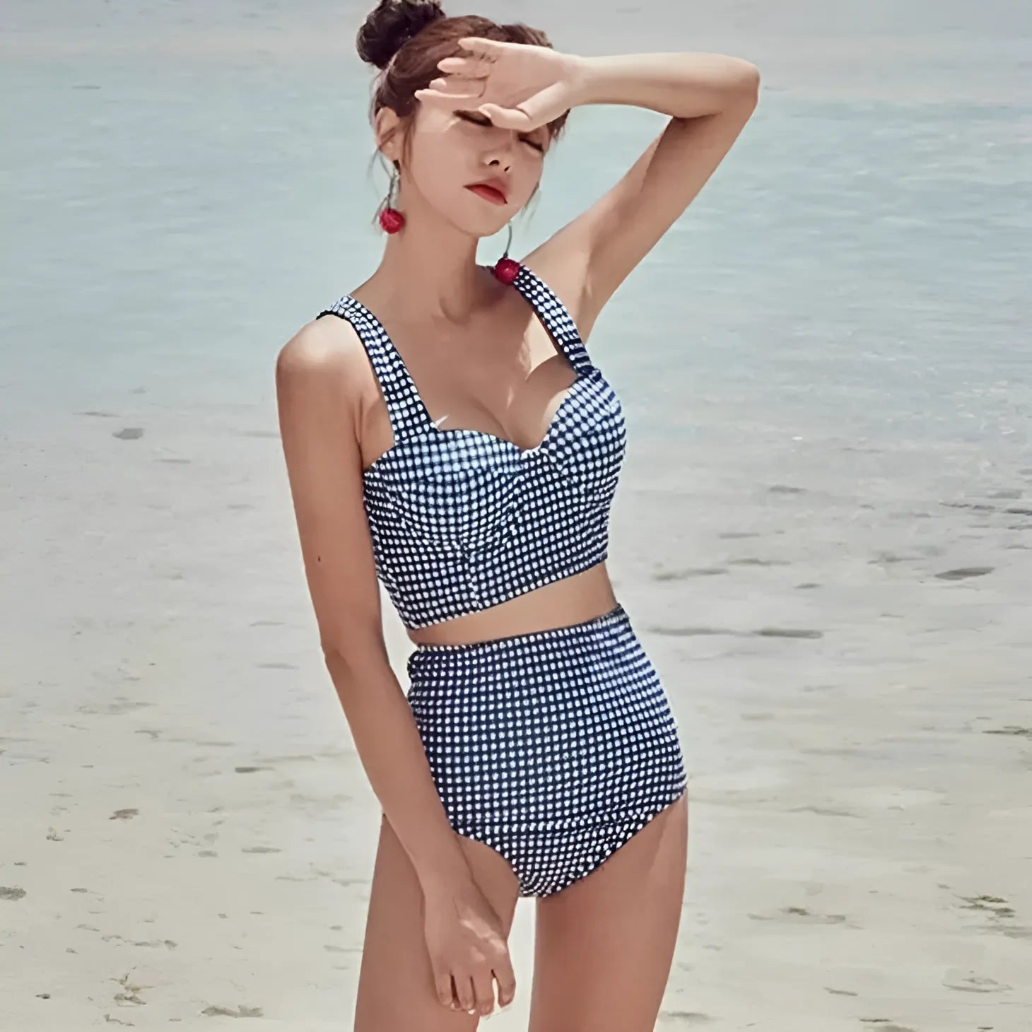  Vintage Two-Piece Swimsuit