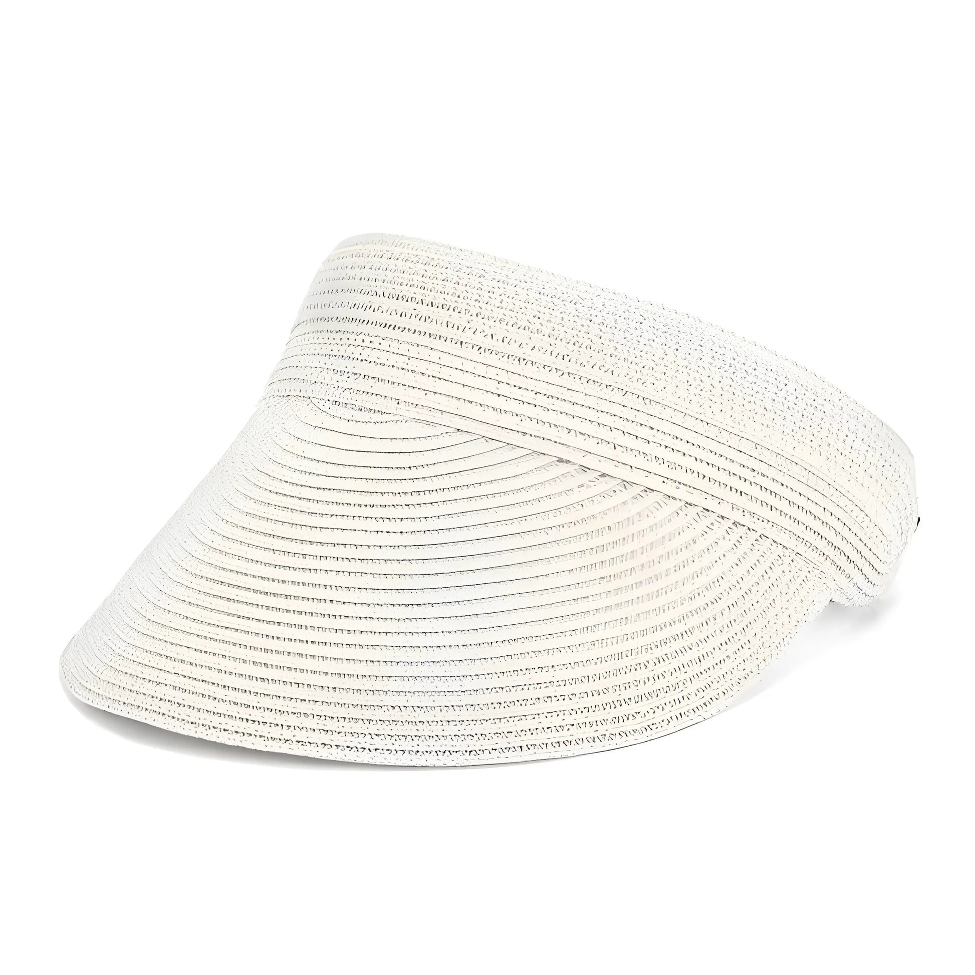 White Adjustable Sun Visor