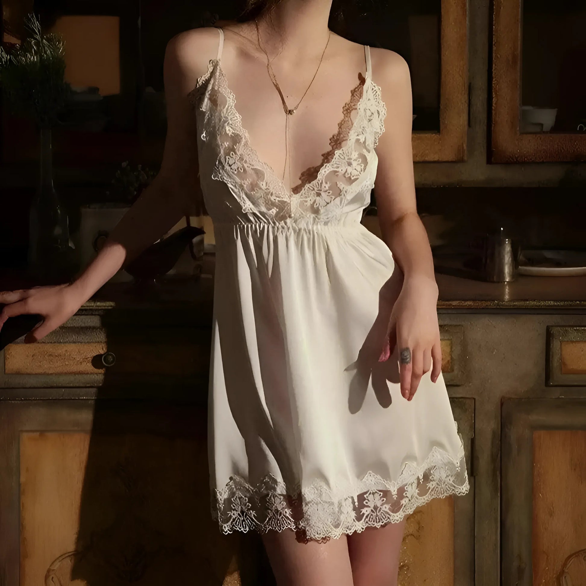 White Bridal Nightdress