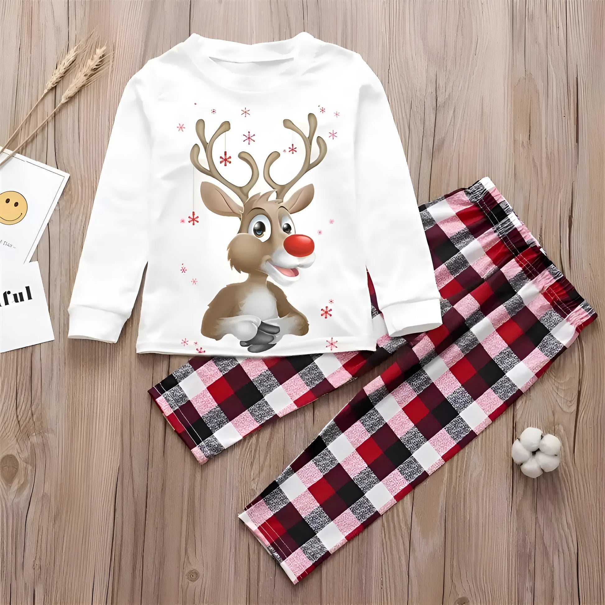 White Children's Christmas Pyjamas