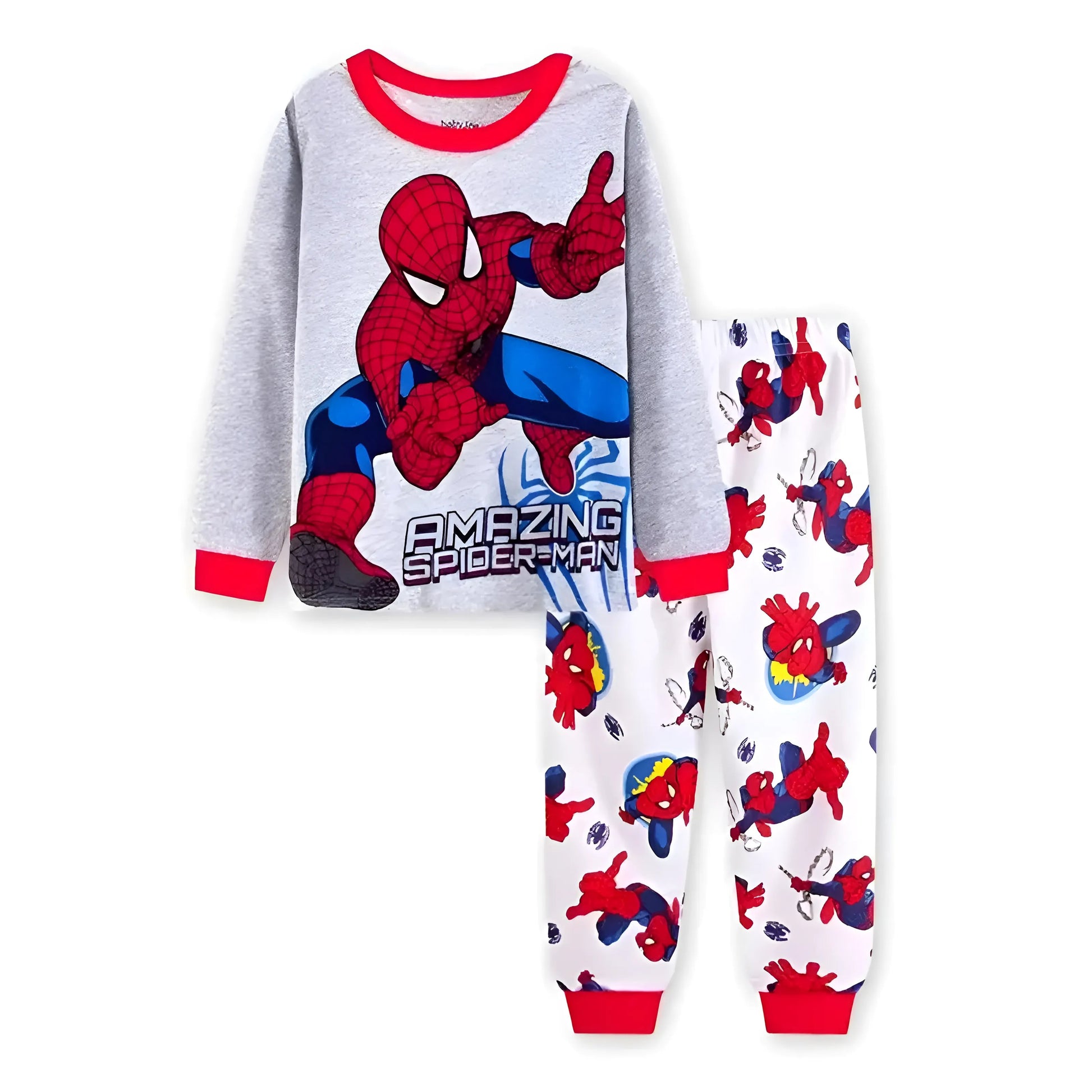 White Kids' Superhero Pyjamas