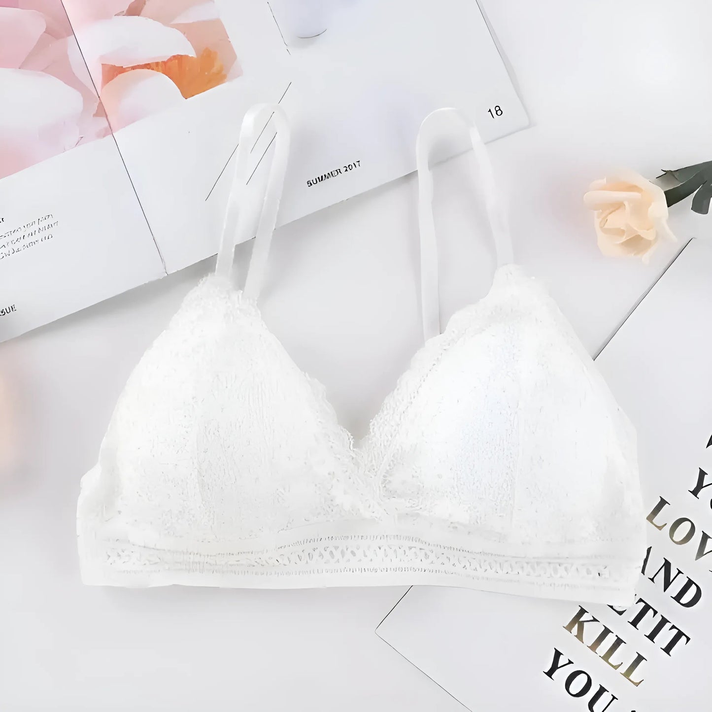 White Lace Bralette