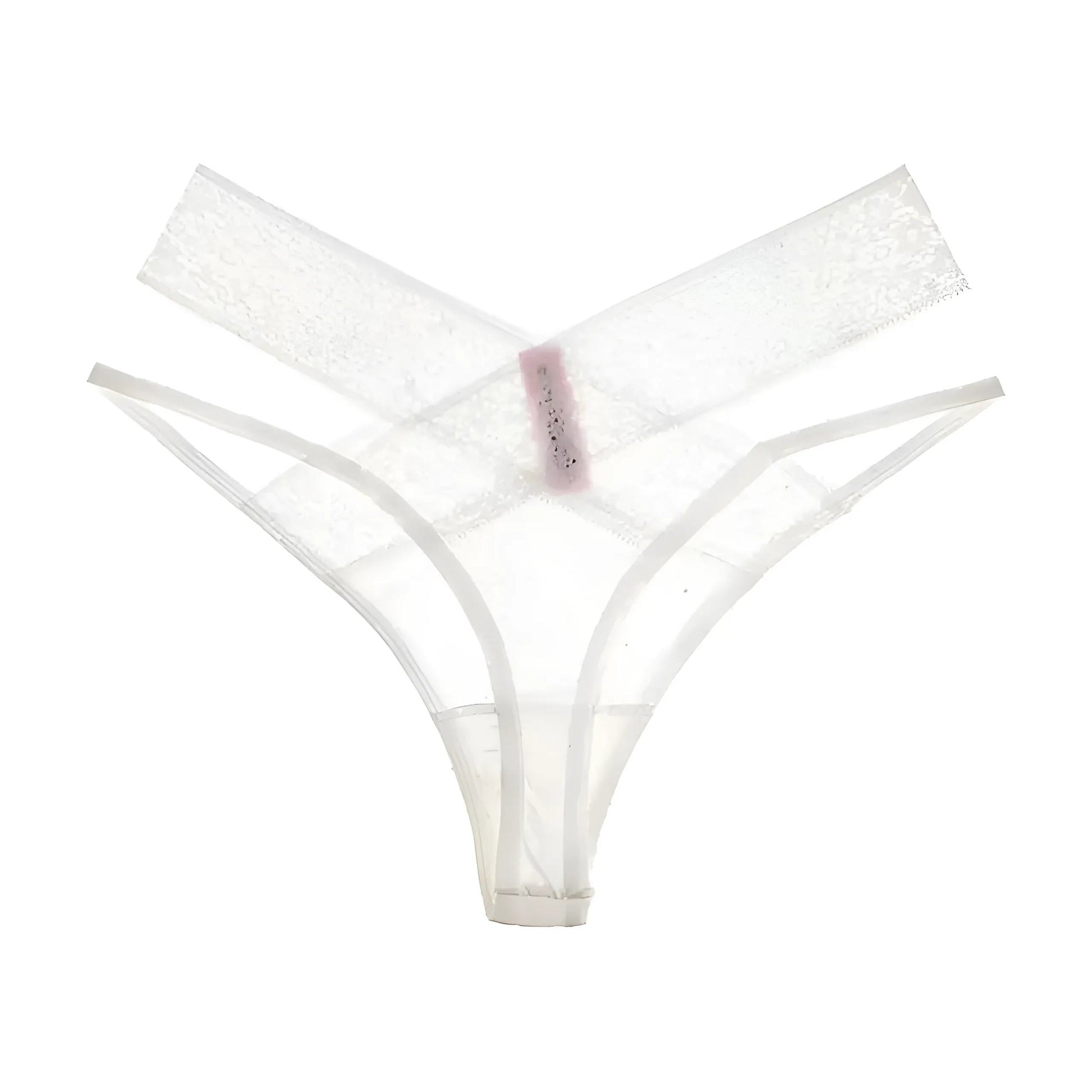 White Lace Knickers with Decorative Back