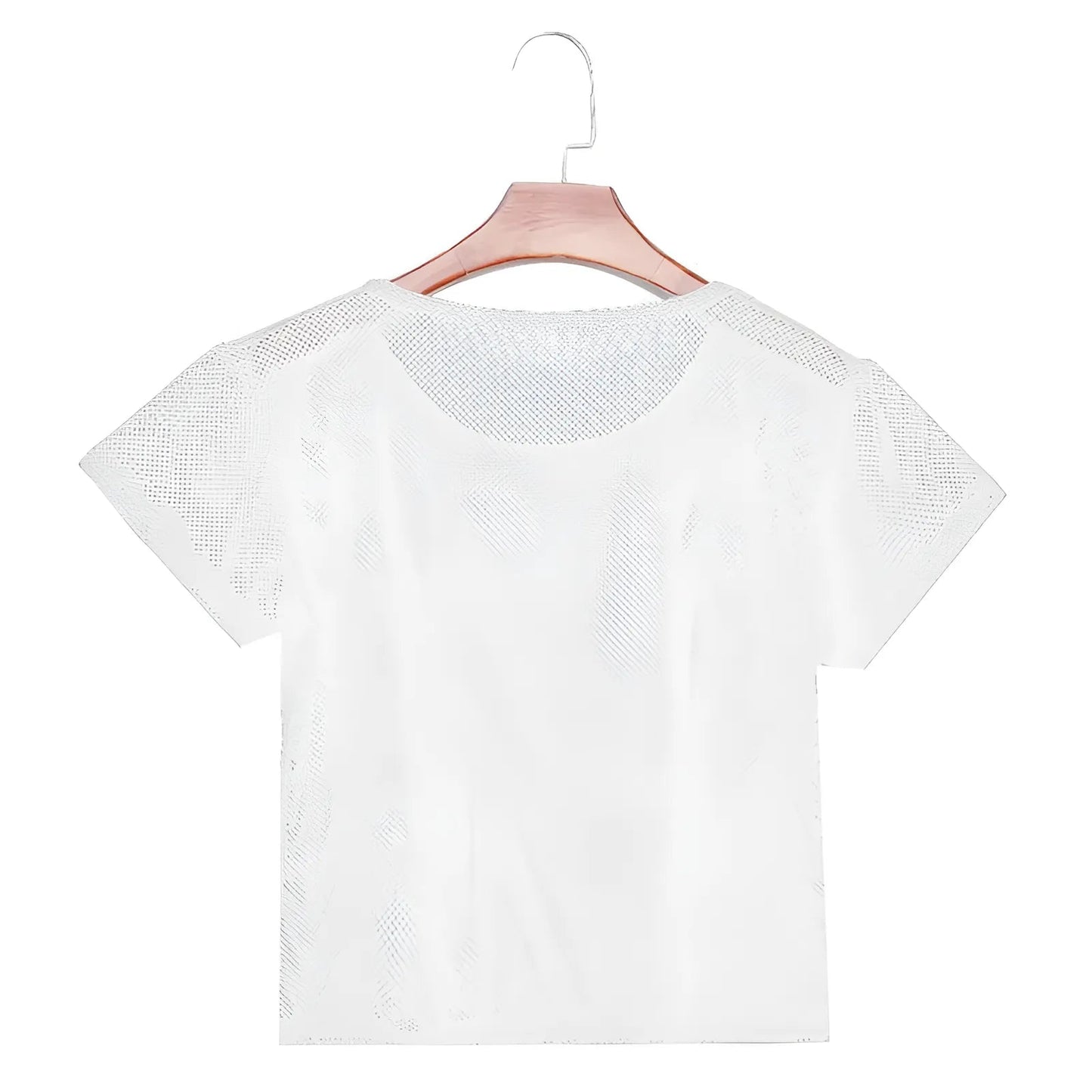 White Loose Sports Top