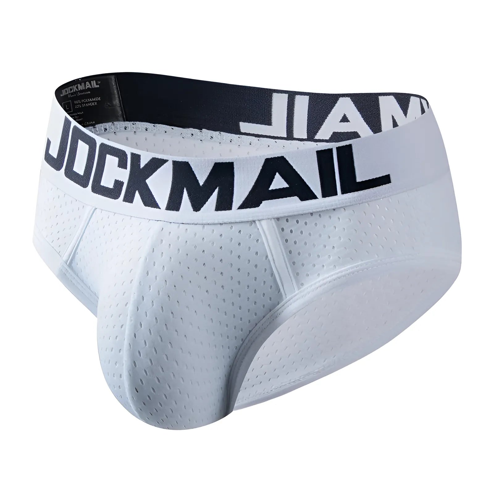 White Men's Double Push-Up Briefs