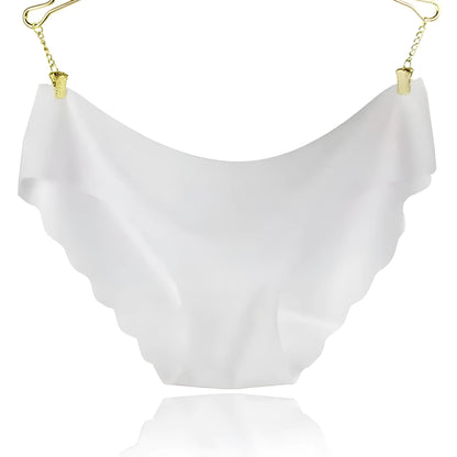 White Seamless Classic Cut Knickers