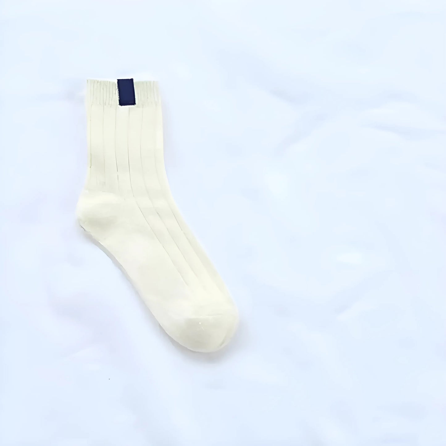 White Striped Socks