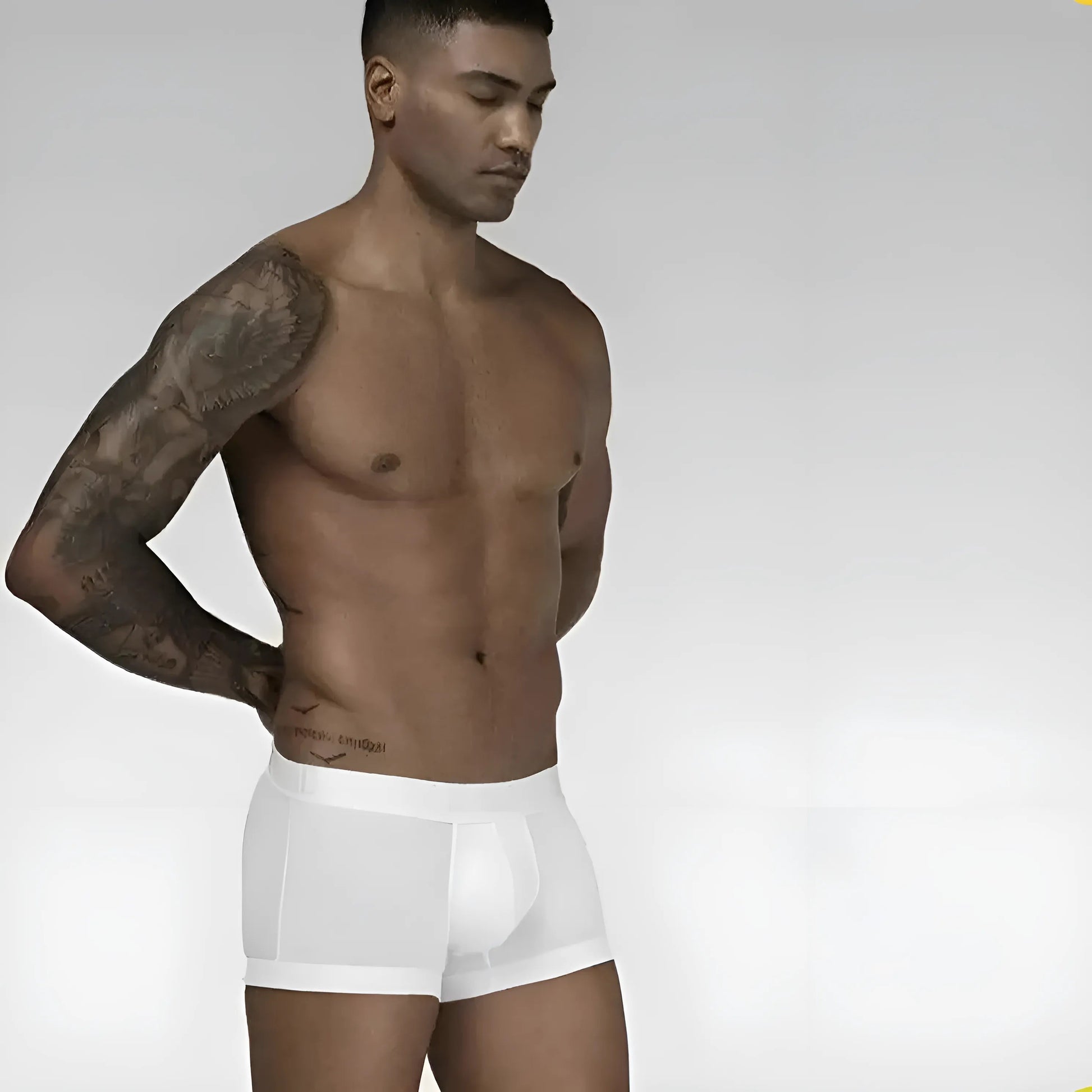 White Universal Men's Boxers