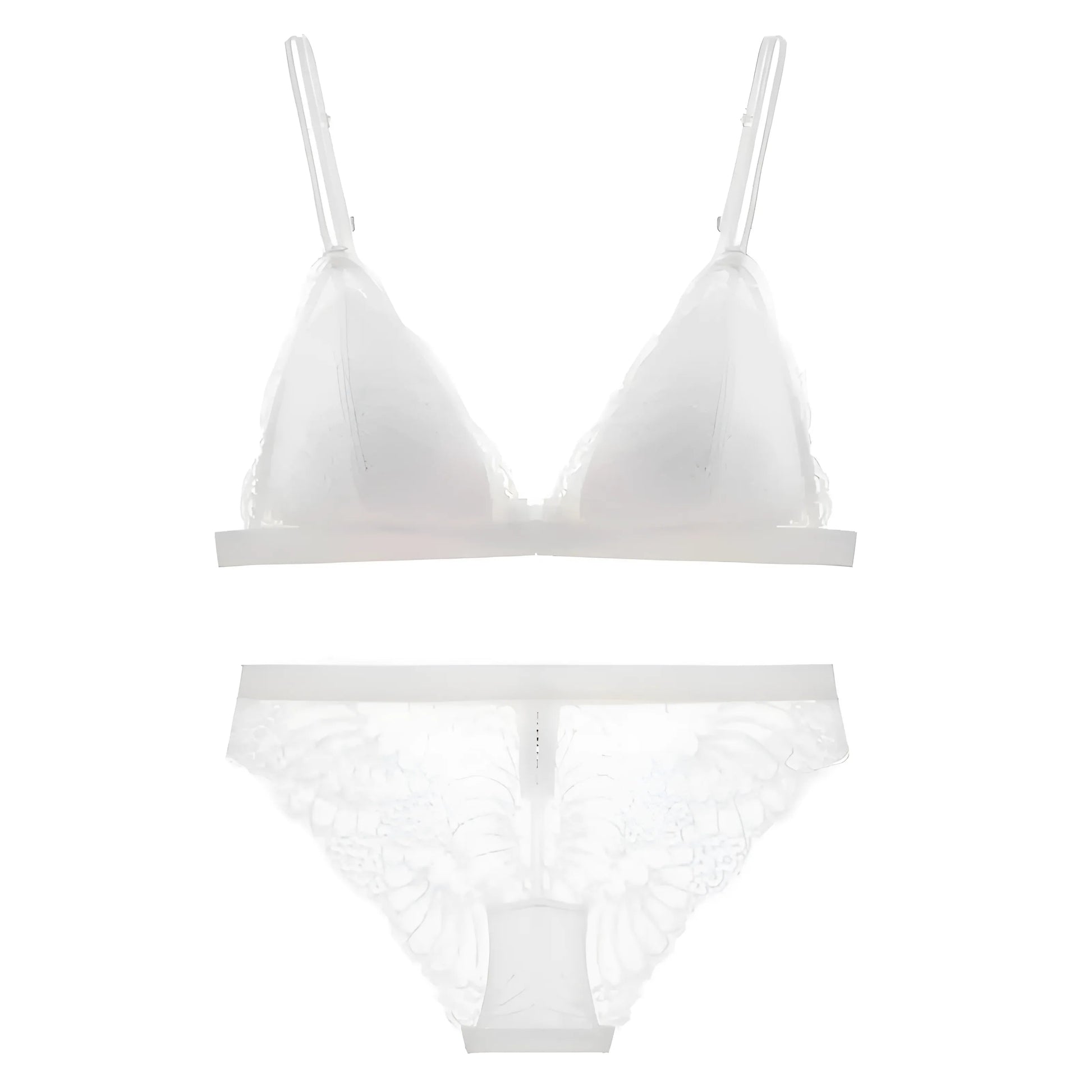 White Women's Lace Lingerie Set