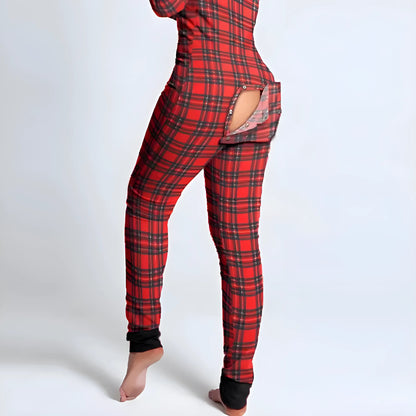  Women's Christmas Print One-Piece Pyjama