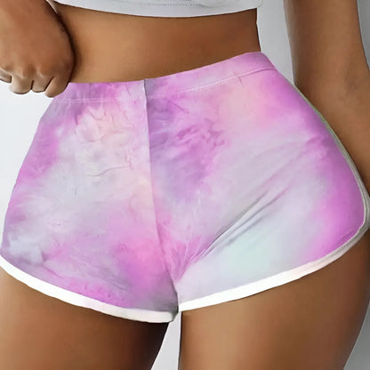  Women's Tie-Dye Sleep Shorts