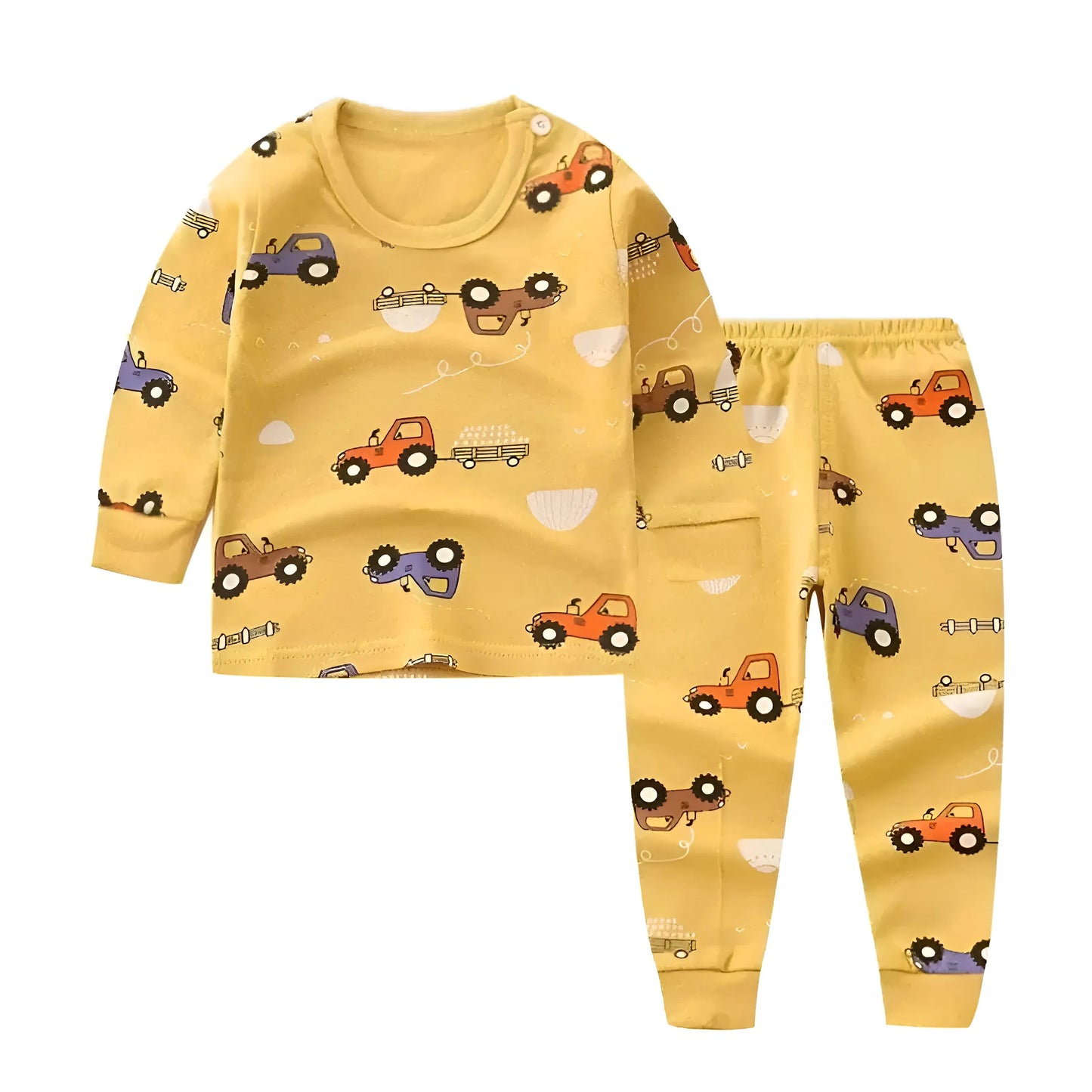 Yellow Children's Long Pyjamas