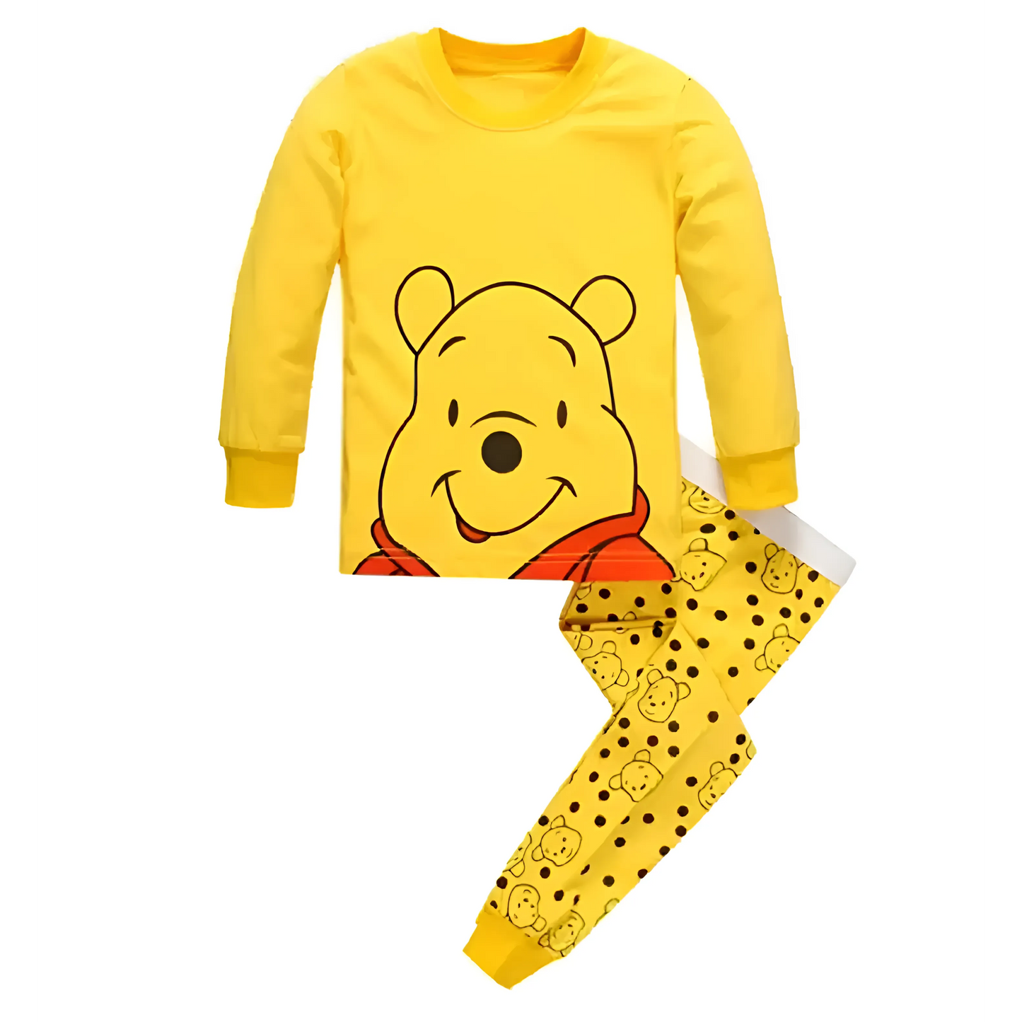 Yellow Children's Pyjamas with Fairy Tale Motif