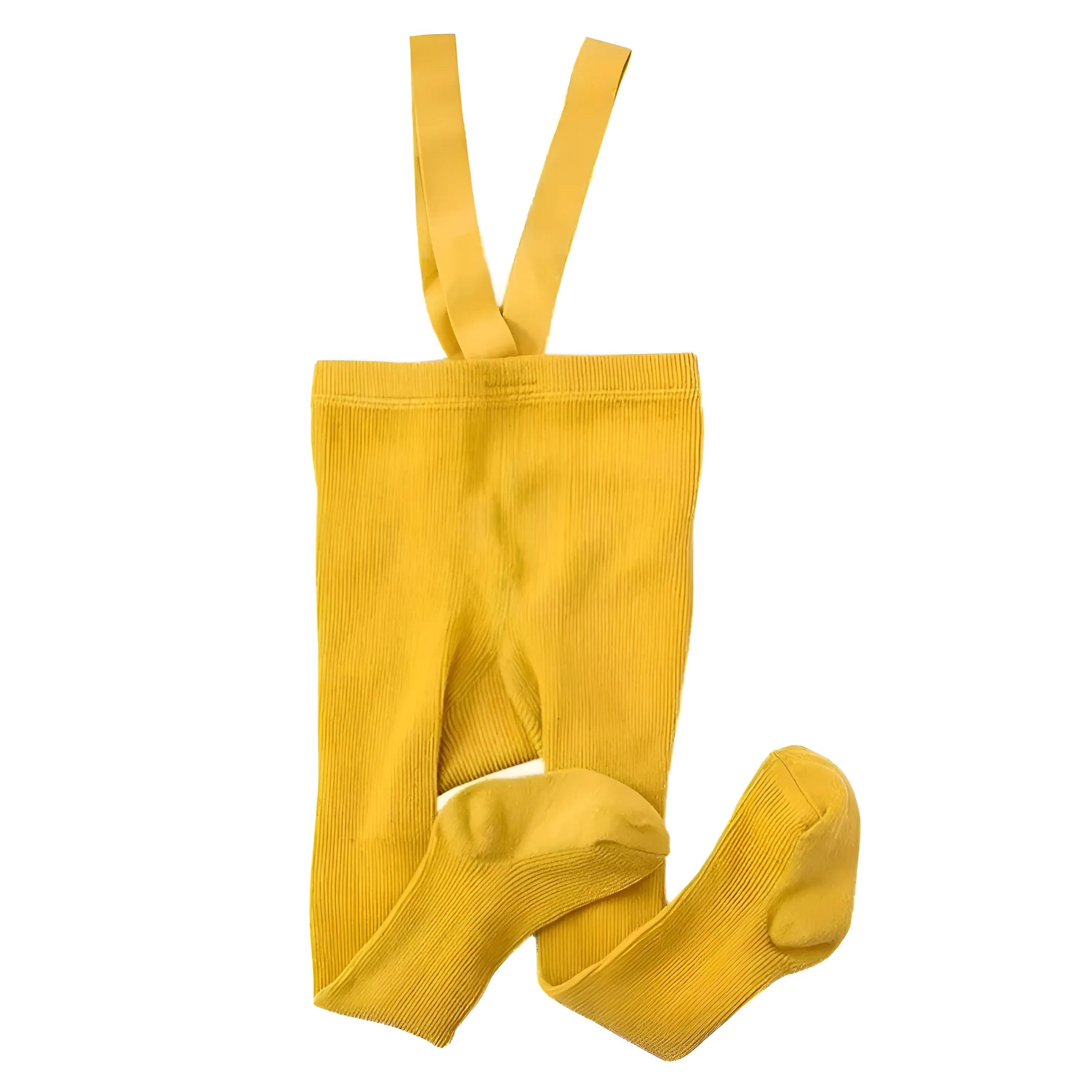 Yellow Children's Suspender Tights