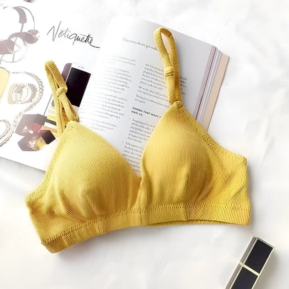 Yellow Classic Triangle Cup Bra