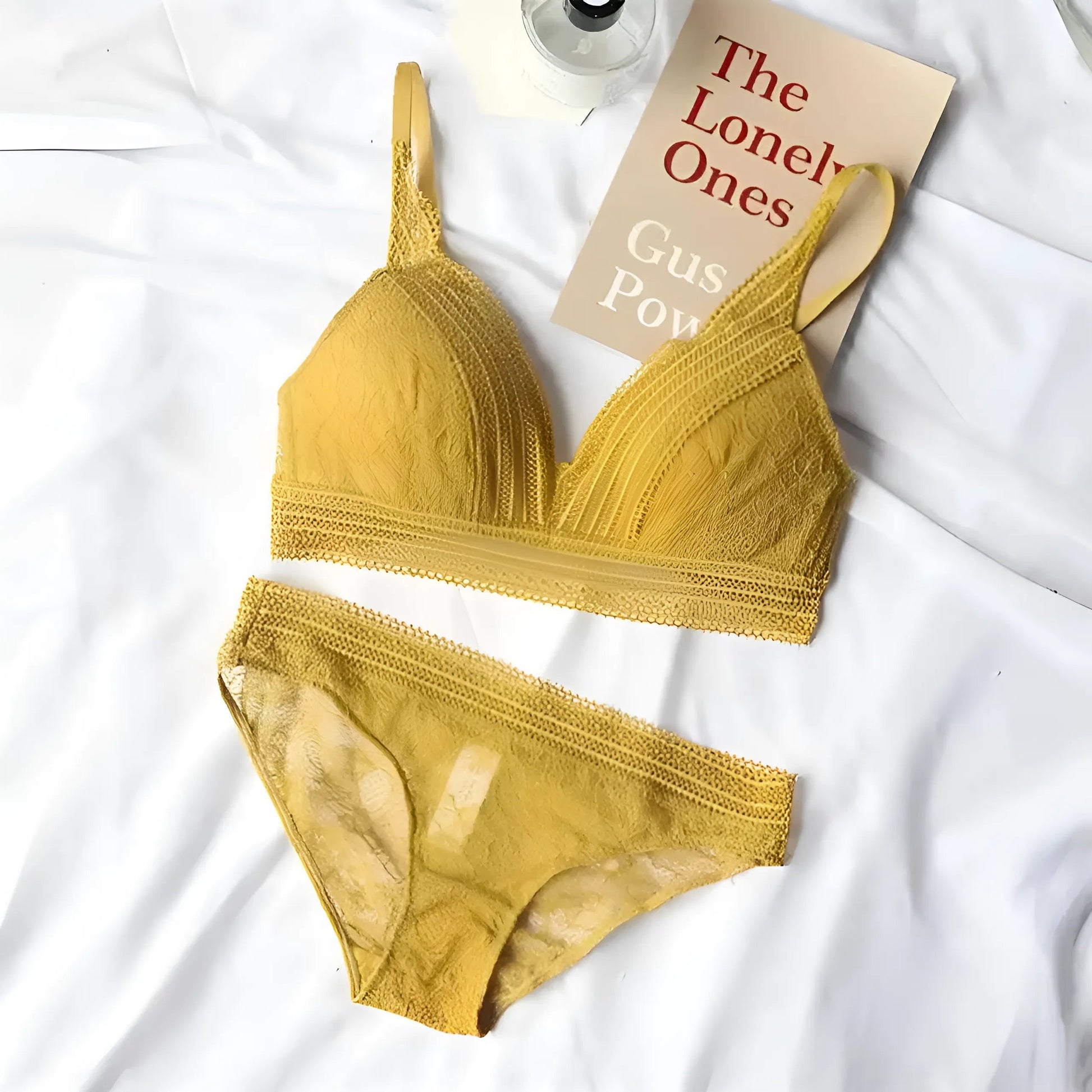 Yellow Comfortable Loungewear Set with Elasticated Waistband