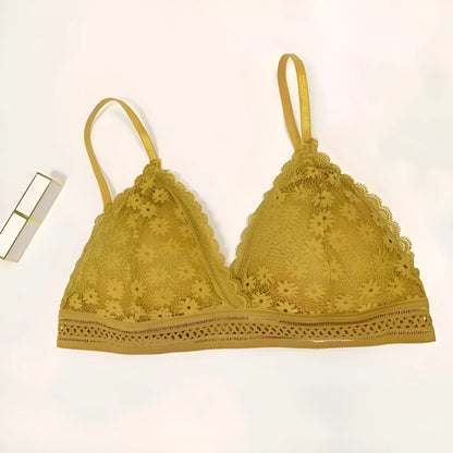 Yellow Lace Bralette