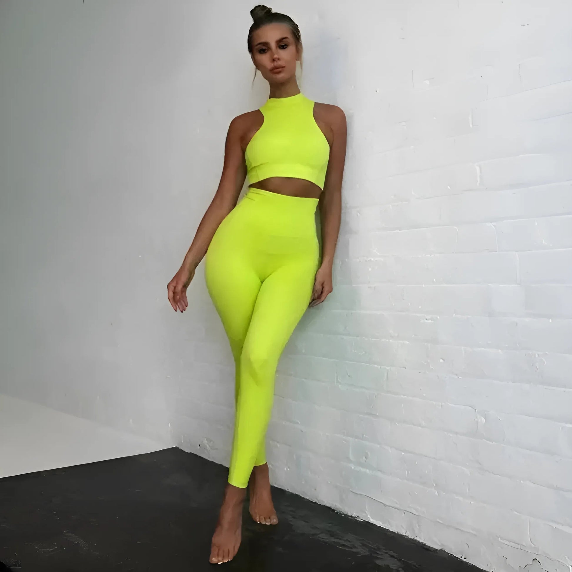 Yellow Neon Sports Set