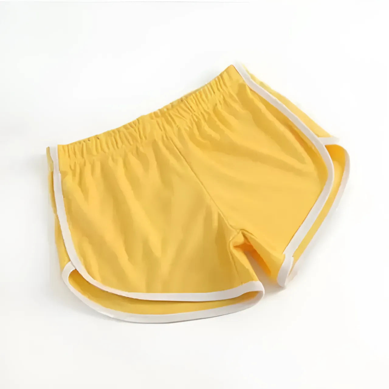 Yellow Sporty Sleep Shorts