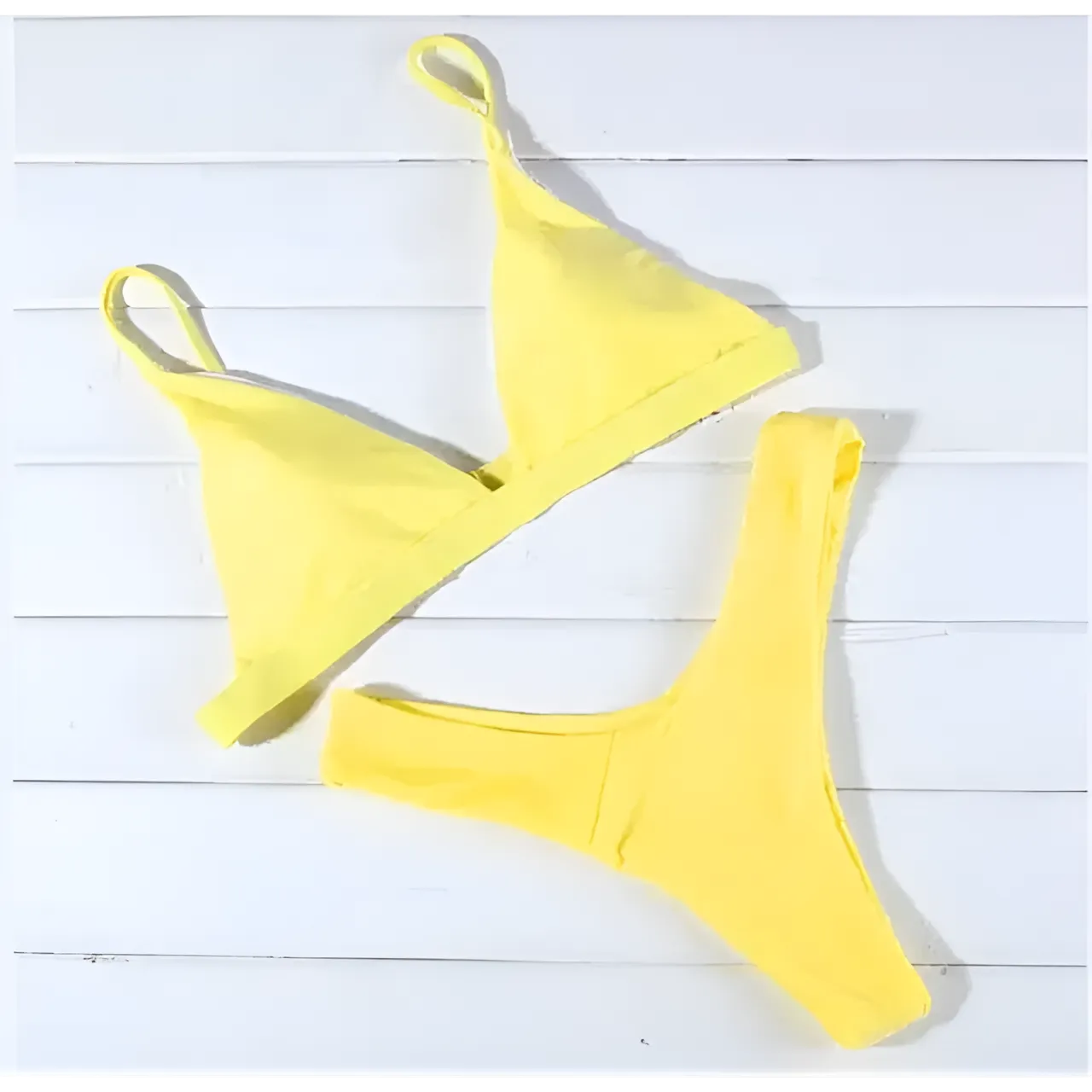 Yellow Two-Piece Swimsuit