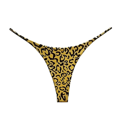 Cut-Out Leopard Print Strings