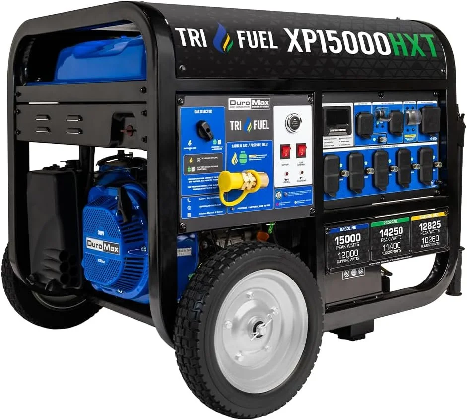 1-146-1-1 DuroMax 15,000-Watt Tri-Fuel Portables Generators XP15000HXT - Image 1