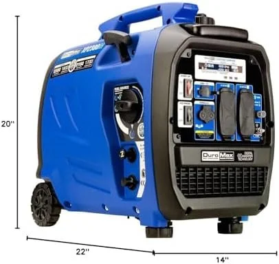 1-160-1-1 DuroMax XP2300iH 2,300-Watt Dual Fuel Portable Digital Inverter Generators – Gas & Propane, RV & Emergency Readys - Image 1
