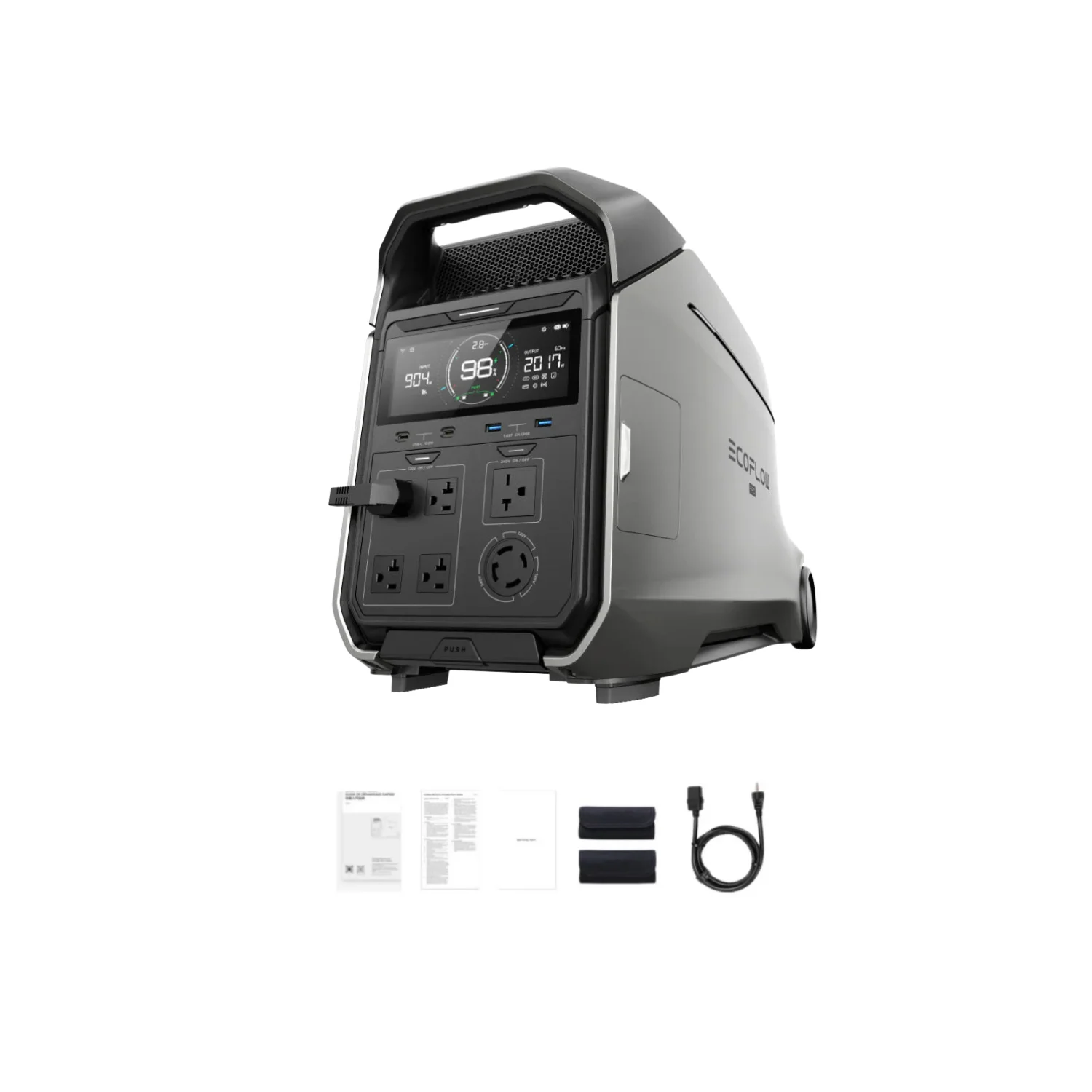 1-168-1-1 EcoFlow DELTA Pro 3 Portable Power Stations | 4096Wh | 4000W | 2600W Solar Inputs - Image 1