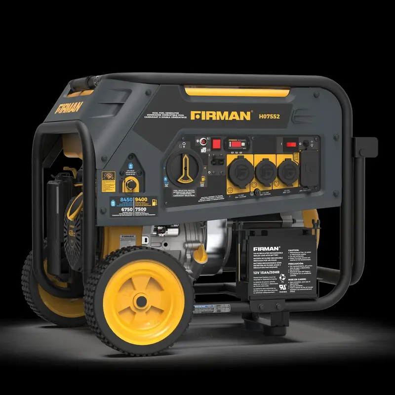 1-180-1-1 Firman H07552 9400W Dual Fuel Generators. - Image 1