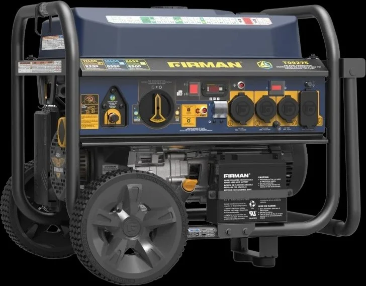 1-186-1-1 Firman Tri Fuel Portables Generators T09275 - Image 1