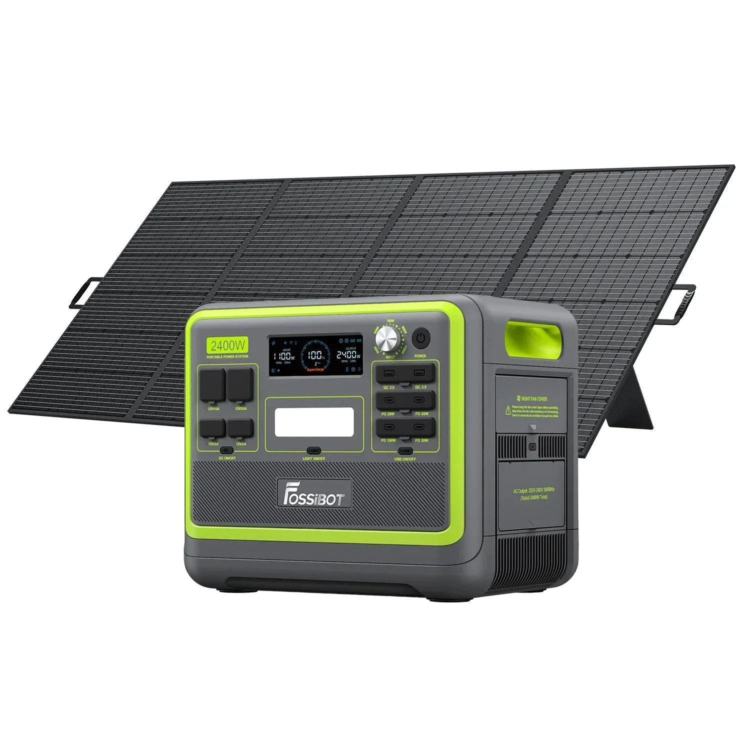 1-192-1-1 FOSSiBOT F2400 + SP200 | Solar Generators Kits - Image 1
