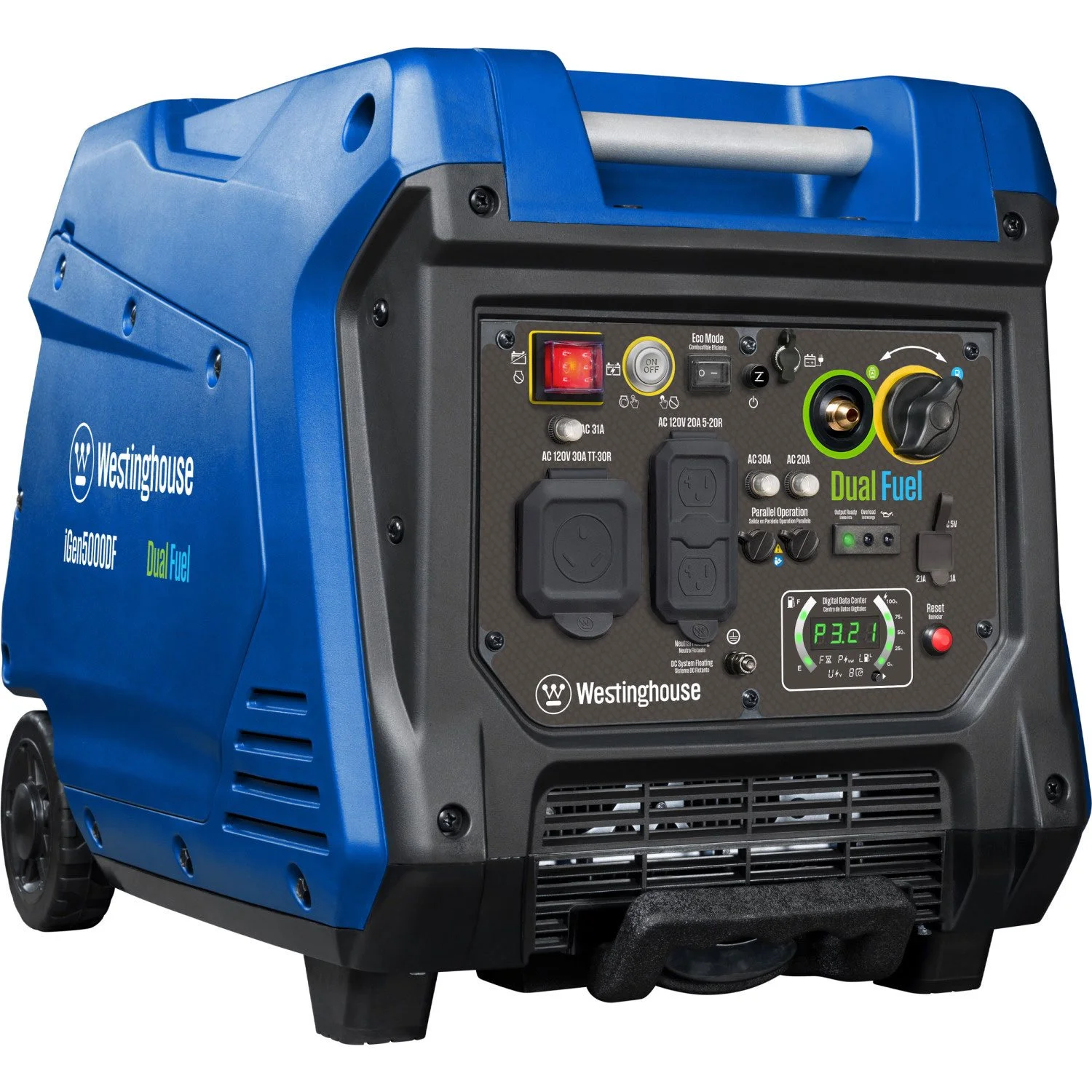 1-280-1-1 Westinghouse iGen5000DF 5000 Watt Portable Inverter Generators. - Image 1
