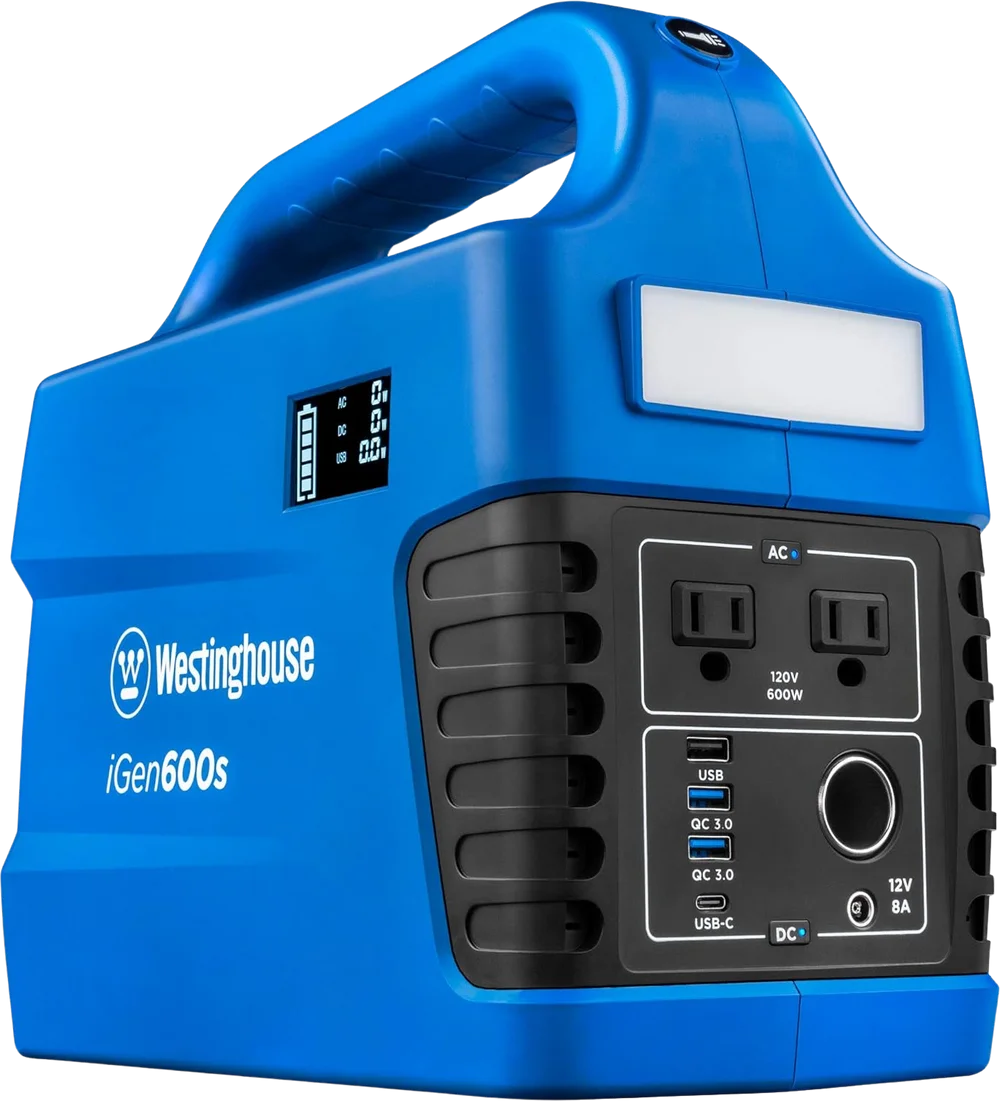 1-282-1-1 Westinghouse iGen600s Portable Power Station 600W 592Wh News. - Image 1