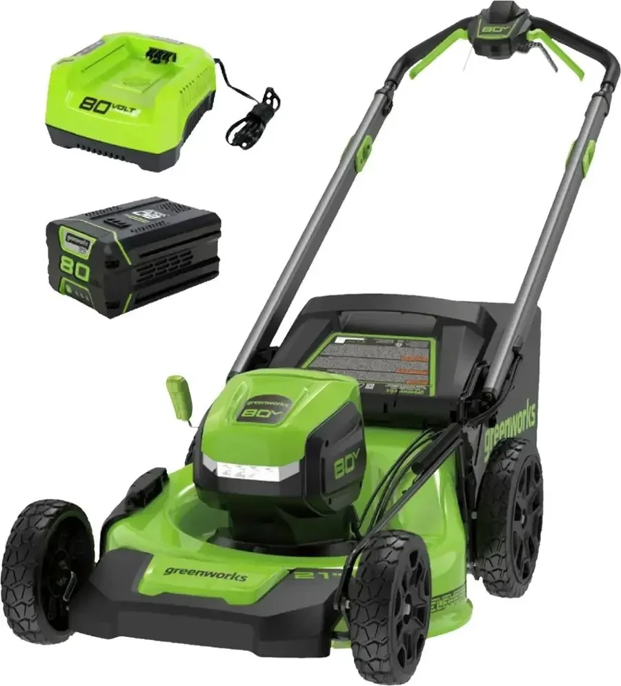 1-426-1-1 Greenworks 80V 21-Inch Self-Propelled Lawn Mowers. - Image 1