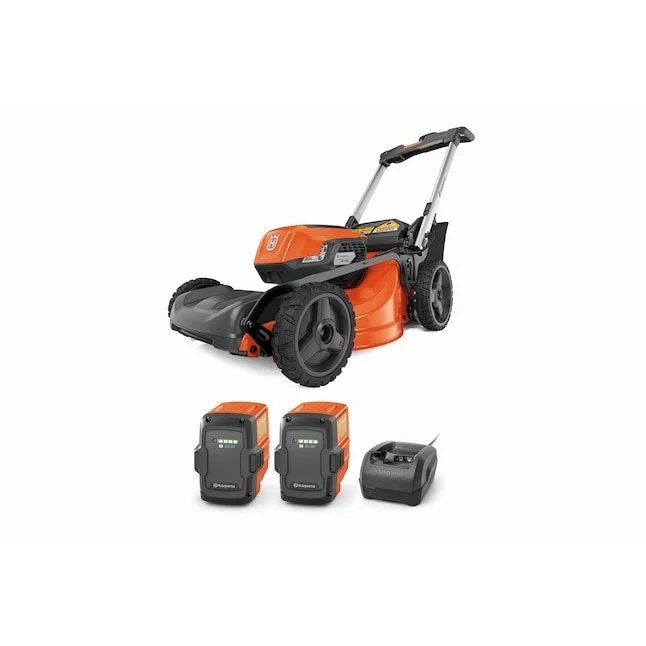 1-554-1-1 Husqvarna Lawn Xpert LE322R 40-Volt 21-in Self-Propelled Battery Push Mowers. - Image 1