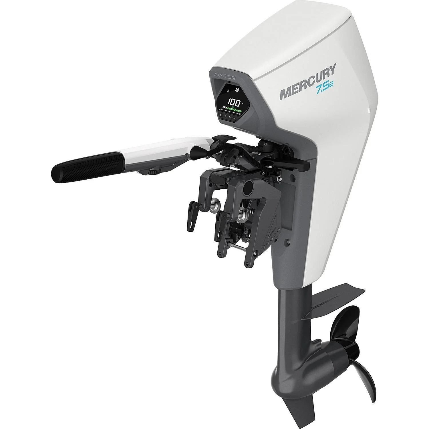 1026-2 Mercury Avator 7.5e Tiller Electric Outboard Motor Kit - Image 1