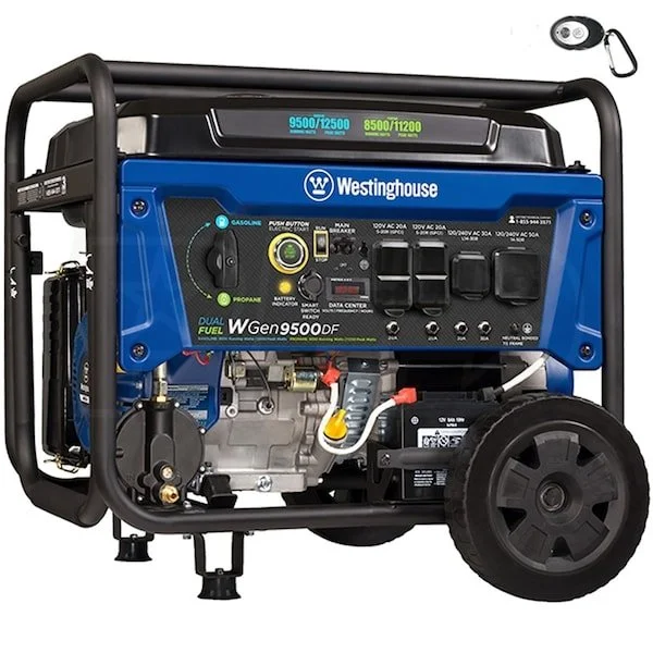 2-126-1-1 Westinghouse 12,500/9,500-Watt Tri-Fuel Portable EFI Generators. - Image 1