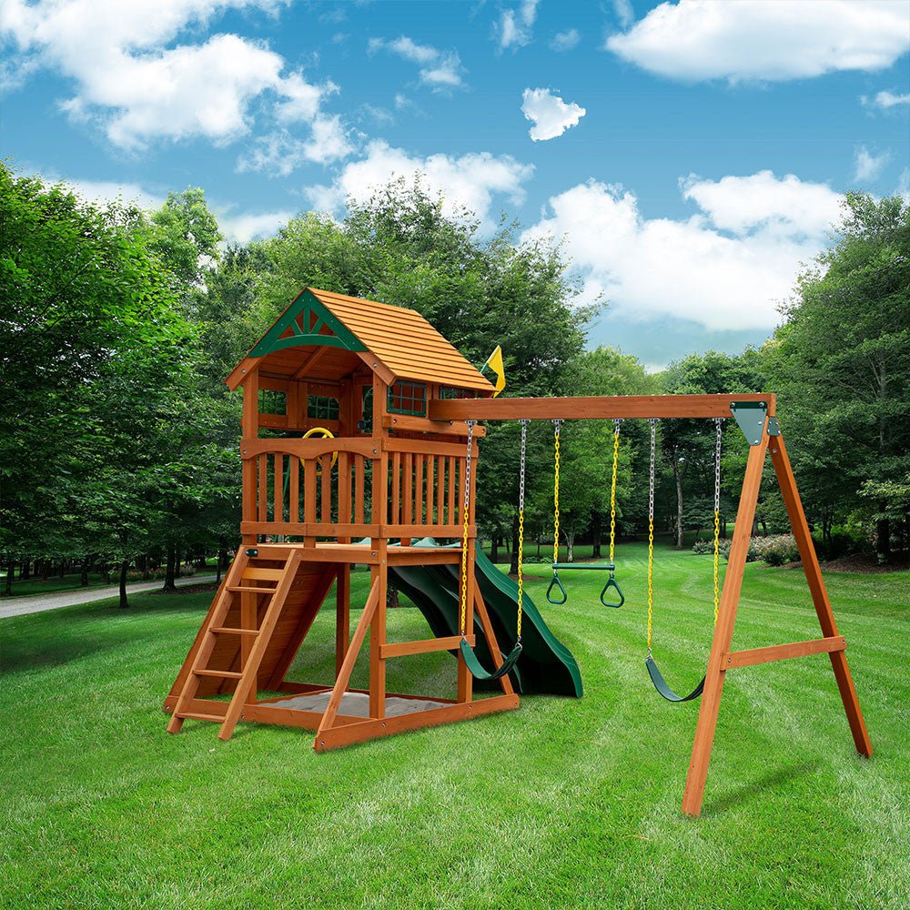Outing w/ Dual Slides Swing Set - Image 5