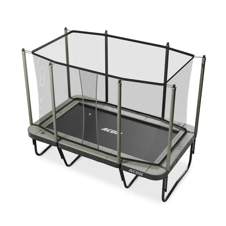 262-2-1-1-1 Acon 13 HD Rectangular Trampoline with Net and Ladder - Image 1