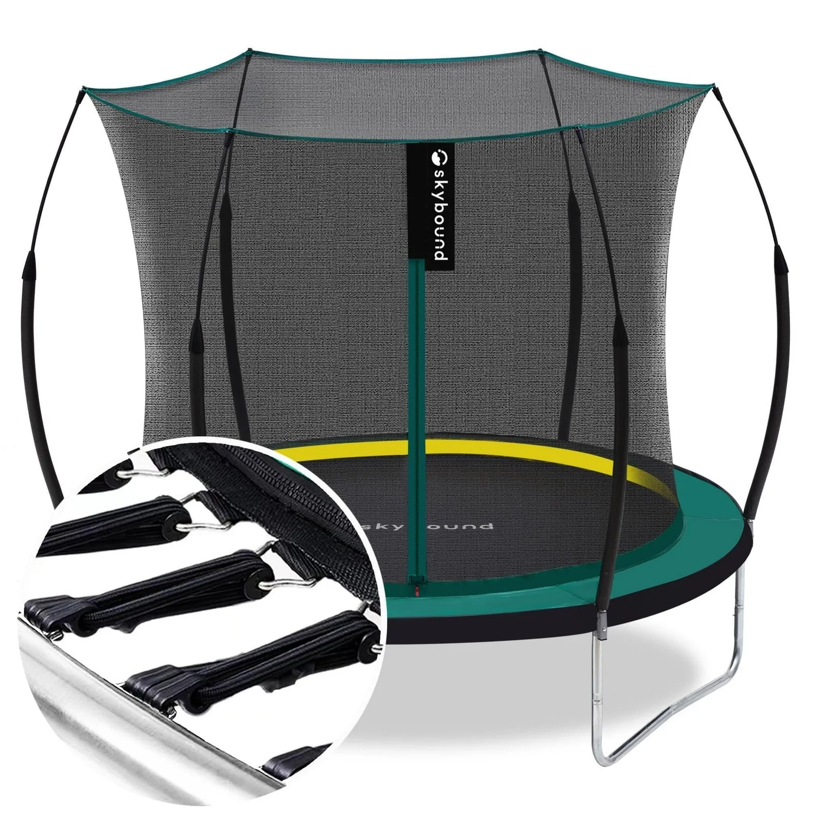 275-2-1-1-1 SkyBound 6ft outdoor Trampoline without springs, toddler springless trampoline with net for Kids and Adults, springless Trampoline with Enclosure for Backyard Indoor and Outdoor - Image 1