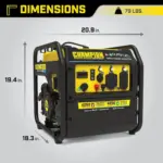 Champion 4250-Watt Dual Fuel RV Ready Open Frames Inverter Generators - Image 3