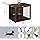 DWANTON Dog Crate Furniture with Cushion, Wooden Kennel Table with Double Doors, Indoor Dog House, Small/Medium/Large/Extra Large Size, 27.2″ L, Rustic Brown - Image 3