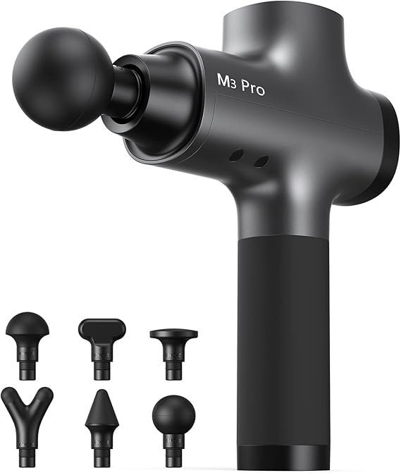 51KDrYHTTXL._AC_SX569_ opove M3 Pro 2 Massage Gun Deep Tissue Percussion Muscle Massager for Workout, Percussive Therapy Fascia Gun for Athletes Fast Recovery, 30 Days Long Battery Life, 70lbs Stall Force, Space Gray - Image 1
