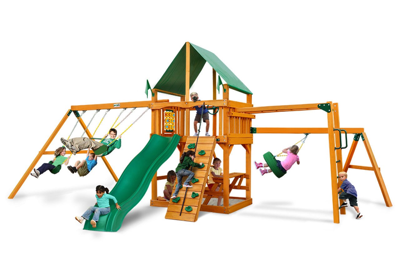 6101_source_1699364288.jpg Homestead Swing Set for Kids - Image 1