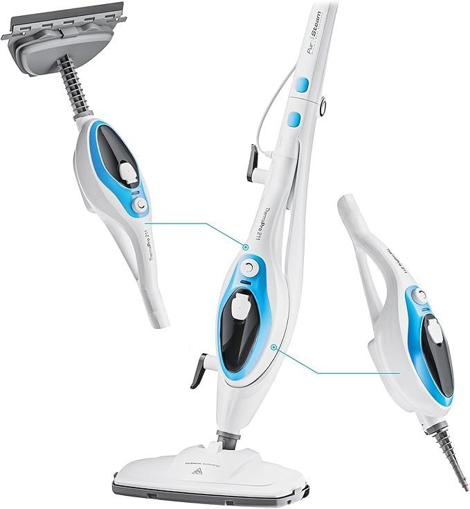 612XvBSqtSL._AC_SX679_ PurSteam 10-in-1 Steam Mop, Floor Steamer with Detachable Handheld Steam Cleaner for Tile, Hardwood Floors - Image 1